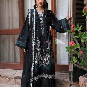 Zara Shahjahan DHANAK EMB 3pc WITH BAMBER  EMB DUPPATA