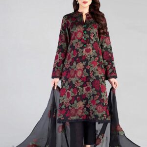 Bareeze Bareeze DHANAK EMB 3pc WITH DHANAK EMB DUPPATA