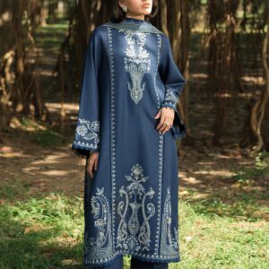 Asim Jofa DHANAK EMB 3pc WITH DHANAK EMB DUPPATA