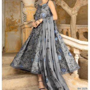 Bareeze Bareeze DHANAK EMB 3pc WITH DHANAK EMB DUPPATA