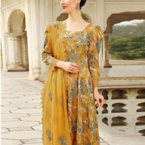 Bareeze DHANAK EMB 3pc WITH DHANAK EMB DUPPATA