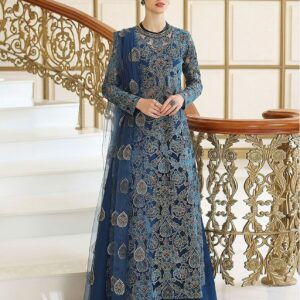 Bareeze DHANAK EMB 3pc WITH DHANAK EMB DUPPATA