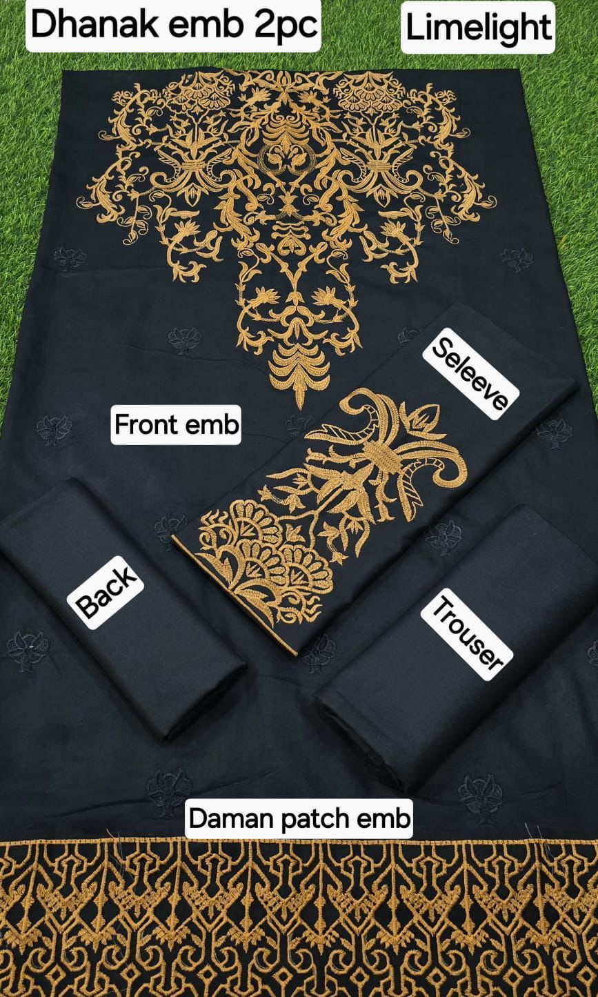 GulAhmed DHANAK EMB 2PC - Image 2