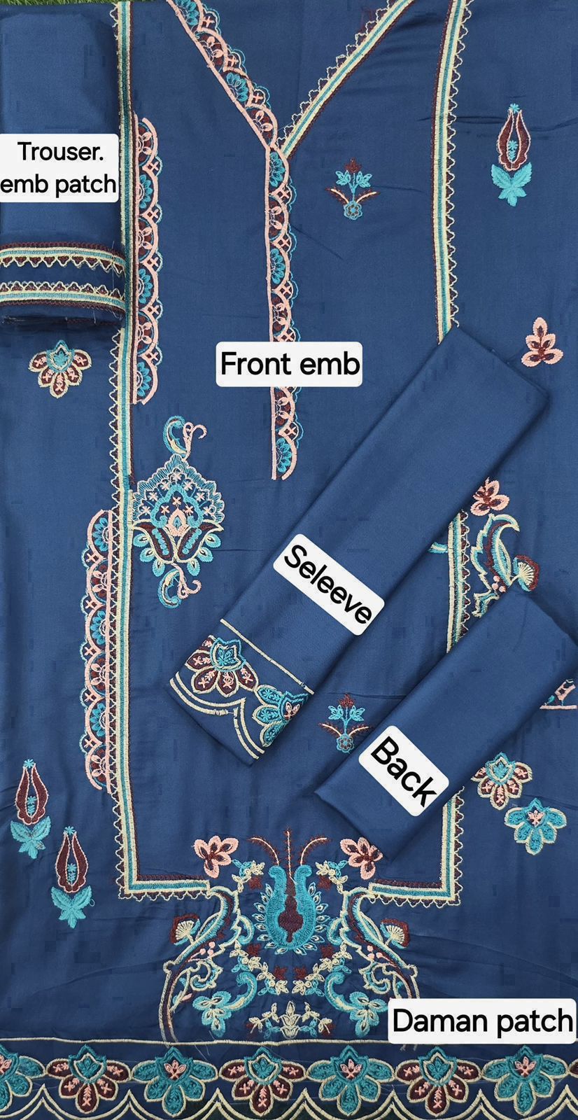 Zara Shahjahan DHANAK EMB 2PC - Image 3