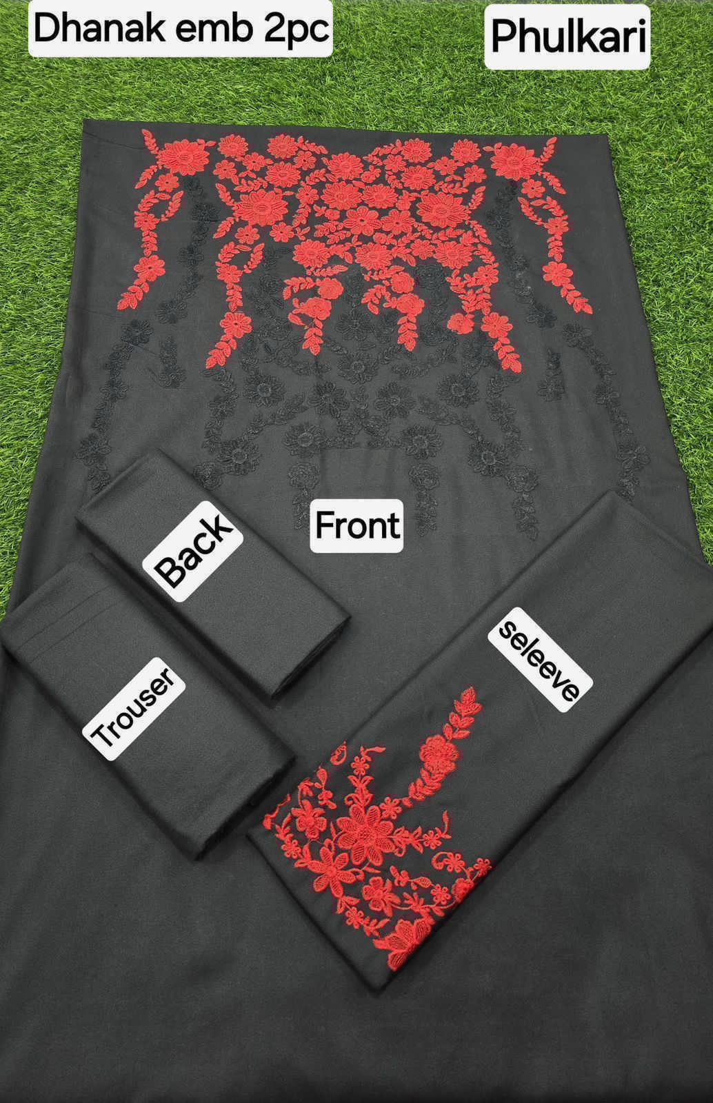 Phulkari DHANAK EMB 2PC - Image 2